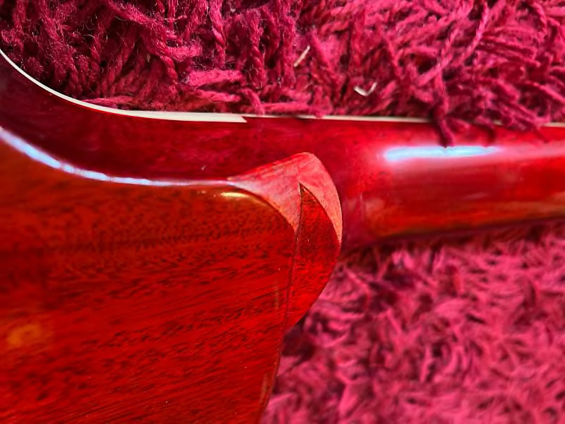 Rebaje en el talón de la Gibson Les Paul 60's Stan